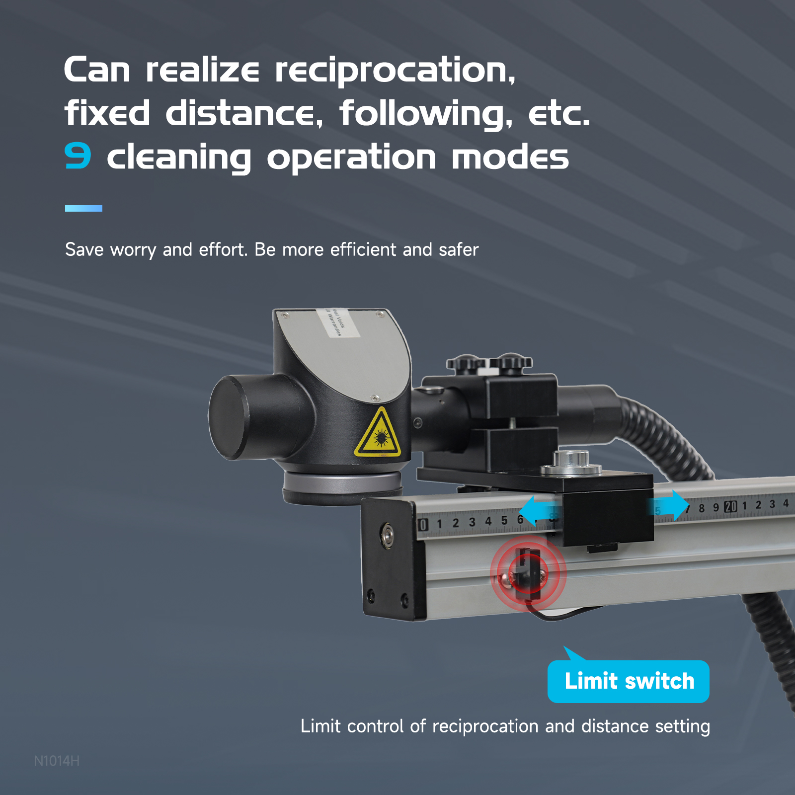 JF-500 Laser Cleaning Auxiliary Device for Stable Operation and Even Cleaning